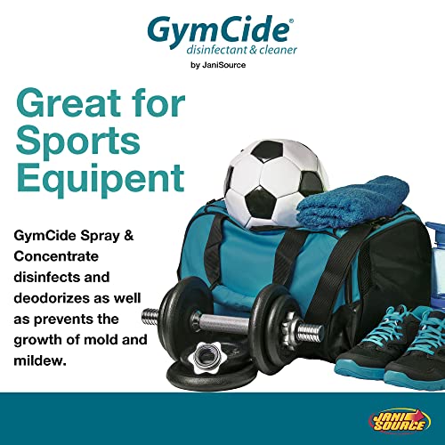 GymCide Disinfectant & Cleaner For Sports, Gyms, and Fitness Equipment, EPA Registered, Quart (1)