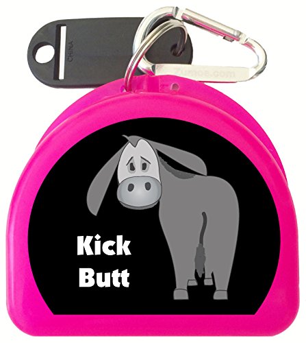 Mouth Guard, Retainer, Mouthguard Case - Kick Butt - color: Pink