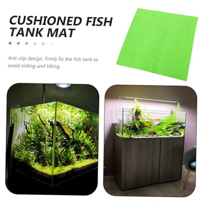 Aquarium Bottom Mat Thicken Non-Skid Pad for Fish Tank Soft Cushioning for Leveling and Insulation and Lightweight Fish Tank Bottom Mat