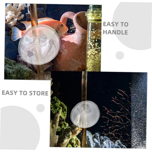 GALPADA 40pcs Aquarium Cup Clips for Oxygen Tubing Fish Pump Holders with for Easy Installation Soft Card Slot Design for