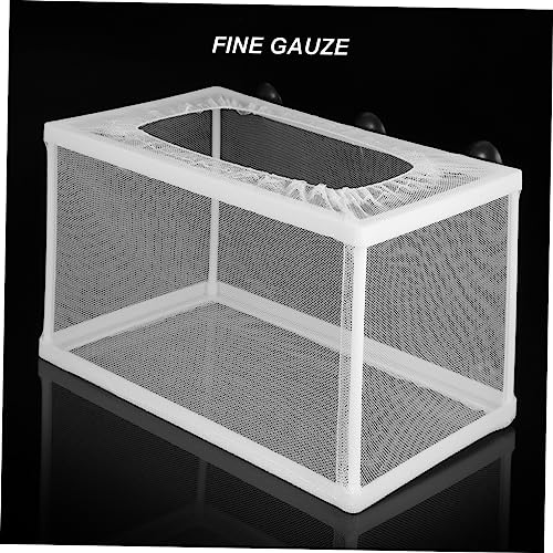 Happyyami 2pcs Fish Breeder Net Cups for Efficient Fish Hatchery Aquarium Isolation Mesh for Breeding and Protecting
