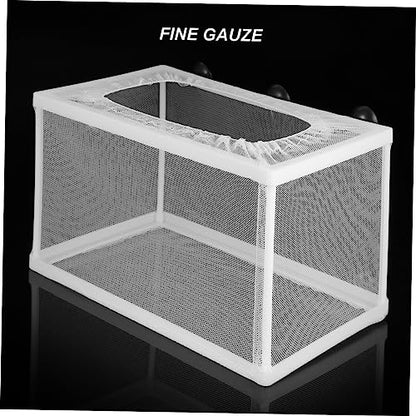 Happyyami 2pcs Fish Breeder Net Cups for Efficient Fish Hatchery Aquarium Isolation Mesh for Breeding and Protecting