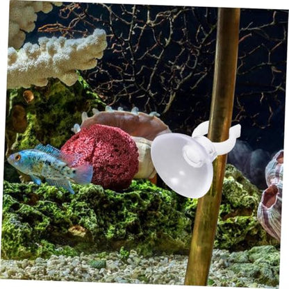 POPETPOP Aquarium Rim Clamp Soft Aquarium Tank Water Filler Cup Clips Tank Hose Holder