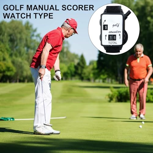 Golfs Strokes Counter Watch Manual Dials Indicators Wristband Strokes Training Accessory Enduring Score