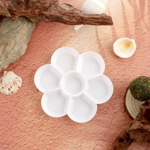 2 Pcs Hermit Crab Ceramic Food Dish, Small Hermit Crab Water Dish Hermit Crab Kit Mini Food Dish Kit for Hermit Crab Tarantula and Snail (White)