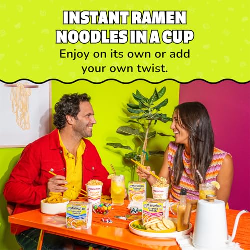 Maruchan Instant Lunch Ramen Noodles, Lime Flavor with Shrimp – Japanese-Style Instant Noodle Soup, Easy Meal Ready in 3 Minutes – 2.25 Oz. (12 Pack) - size: 0.19 Ounce (Pack of 12)