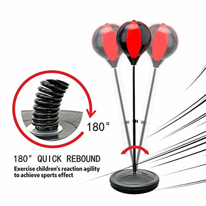 Punching Bag for Kids, 3-12 Adjustable Boxing Equipment with Boxing Gloves, Boxing Set as Boys & Girls Toys Gifts