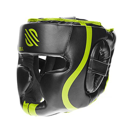 Sanabul Essential Boxing Headgear for Men & Women, Muay Thai MMA Headgear with Protective Padding, Full Face Coverage for Sparring Training