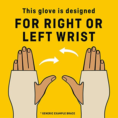 Futuro Hand and Wrist Compression Glove, Provides Support and Compression to Arthritic and Painful Hand Joints, Small/Medium, Beige (Pack of 12) - size: Small/Medium (Pack of 12)