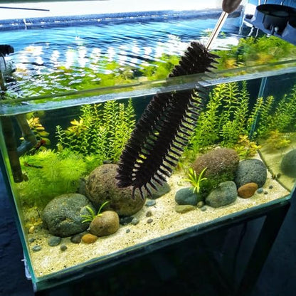 Fish Tank Cleaning Tools, Aquarium Gravel Brush, Scrubber & Glass Cleaning Kit | Professional Aquarium Accessories Set, Glass Scrubber & Brushes for Fish Tank Gravel and Daily Maintenance Cleaning