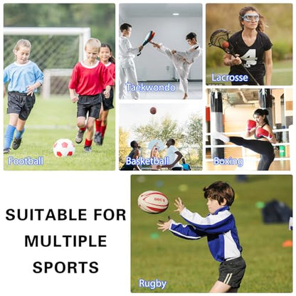 4 Pcs Sports Mouth Guards Sports Athletic Mouthpiece Teeth Shield | Adults Junior, Protection, for Boxing MMA, Basketball Football, Hockey Karate Taekwondo, Judo Martial Arts