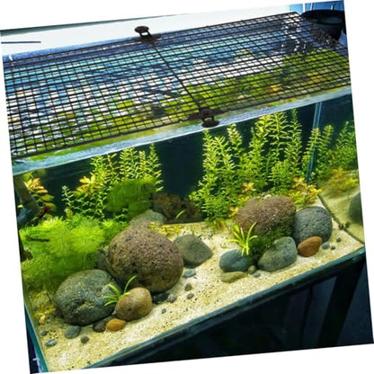 Toddmomy 4pcs Aquarium Divider Grid Plates for Betta Fish Prevent Jumping Create Separate Zones Fish Tanks Easy to Assemble Plastic Panels Cups Each