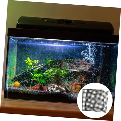 balacoo 4Sets Fish Tank Divider Plastic Grid Separator for Aquarium Escape Panels with Clamps for Fish and Pet Enclosures