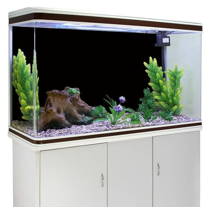 YongFoto Black Fish Tank Background 24x12 inch Black Fish Tank Backdrop AquariumTerrarium Background - size: 24 x 12 inches