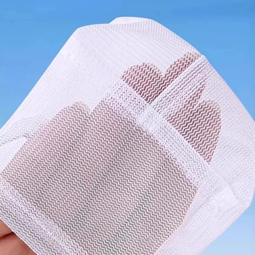 1 Pack Aquarium Tank Small Fishing Nets, Square Shrimp Net with Extendable Handle, Fine Mesh Aquarium Skimming Net (White)