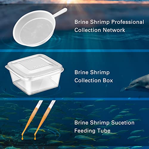 Brine Shrimp Hatchery Incubator Kit Dish, Efficient and Easy Brine Shrimp Hatchery Collect with Net, Measuring Cup, Eggs Spoon, Dropper