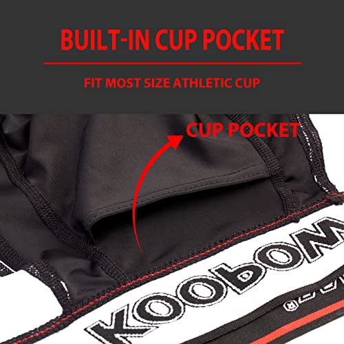KOOPOW Men Adult Compression Padded Sliding Shorts Pants Baseball Slider - color: Black, size: X-Large
