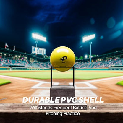 Premier Pitching Plyo Training Ball for Baseball and Softball | PVC shell plyo ball for warmups, arm care, command work, and throwing mechanics - size: 9oz