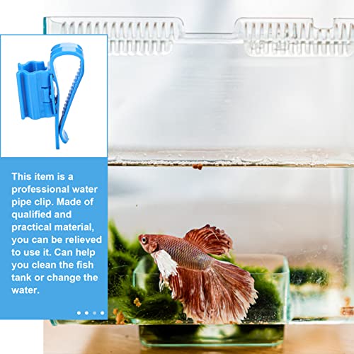 4pcs Multi-functional Aquarium Clips for Fish Tanks Hose Holder for Tubing Easy Installation Water Fixed Clips for Aquariums Lightweight and Space-saving Design
