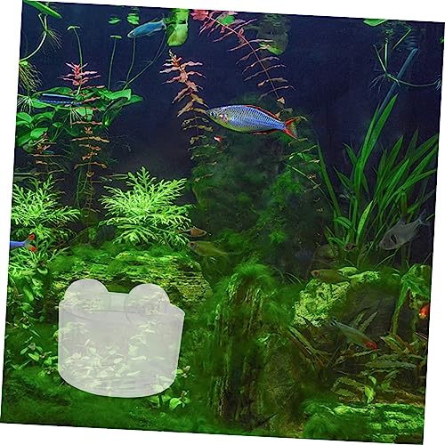 4pcs Acrylic Fish Feeding Cups Red Worm Feeder for Fish Tank Shrimp Feeder Aquarium Accessories for Aquatic Feeding Supplies