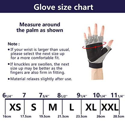 Palmyth UV Fishing Gloves Sun Protection Fingerless Kayaking Glove Men Women UPF 50+ SPF for Sailing, Hiking, Paddling, Canoeing, Rowing, Driving - color: Navy Blue, size: XX-Large