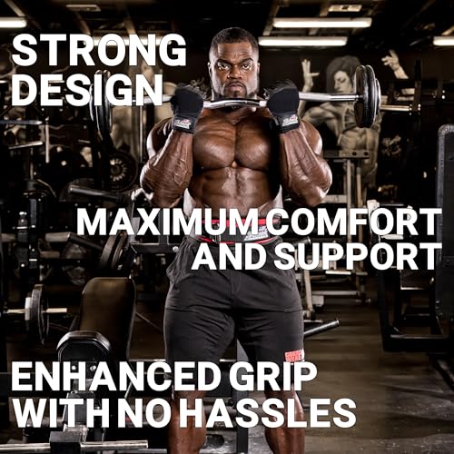 Schiek Sports 540 Platinum Lifting Gloves, Gym Workouts | Wrist support, weight training, durable grip, comfortable palm padding, weightlifting gloves, sports wrap, gym gloves for men - size: X-Small