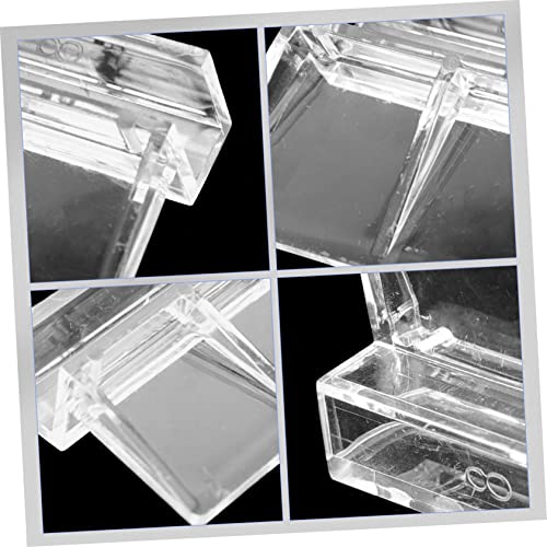 GALPADA 16pcs Fish Tank Lid Supports Easy Install Acrylic Cover Racks for Aquariums Sturdy Holders for Tank Lids Safe for Fish and Pets Convenient Cleaning Accessory