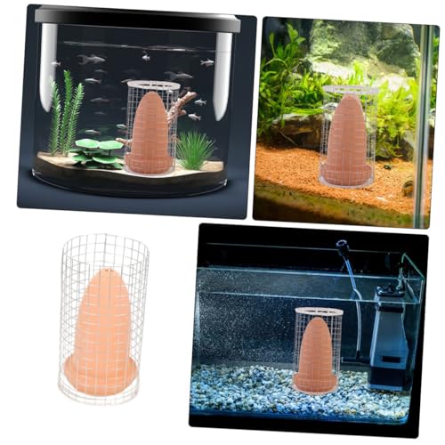 BESPORTBLE Shrimp Hatchery Breeding Box Fish Tank Spawning Cones Ceramic Angelfish Discus Grid Divider Net