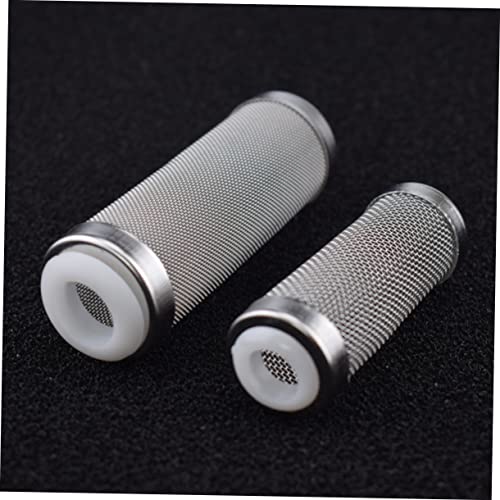 Ipetboom 9pcs Stainless Steel Fish Tank Inlet Cover White Prevents Young Fish from Being Sucked Filtering Net for Aquariums Easy to Install Protects from Debris