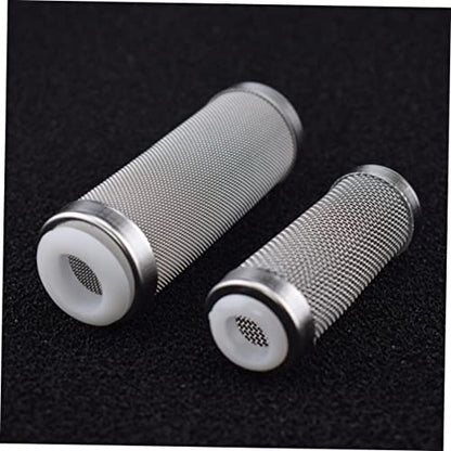 Ipetboom 9pcs Stainless Steel Fish Tank Inlet Cover White Prevents Young Fish from Being Sucked Filtering Net for Aquariums Easy to Install Protects from Debris