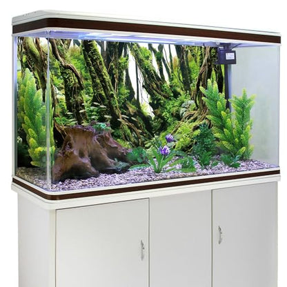 AWERT 36x24 inches Tree Branches Aquarium Background Green Algae Aquarium Background River Bed & Lake Fish Tank Background Vinyl Background - size: 36x24in/90x60cm