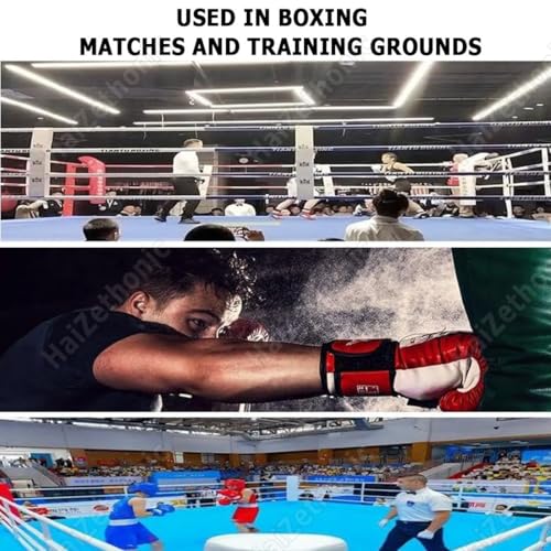 Classic Boxing Interval Timer,Professional Gymnastics Timer with LED Display,1 to12 Challenge Rounds and Adjustable Buzzer,Interval Timer for Workout/Gym Timer/Boxing Equipment Red - color: Red