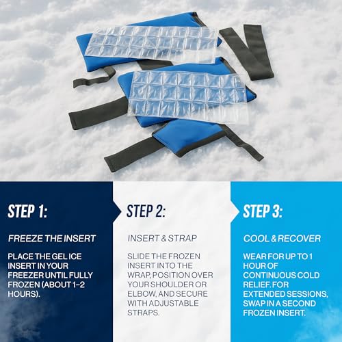Pro Ice Insert Set for Adult Should Elbow Cold Therapy Wrap - PI-201 Ice Inserts Only