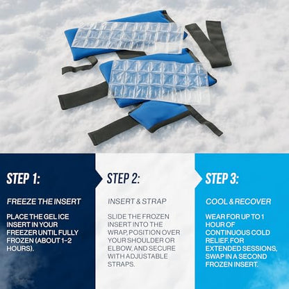 Pro Ice Insert Set for Adult Should Elbow Cold Therapy Wrap - PI-201 Ice Inserts Only