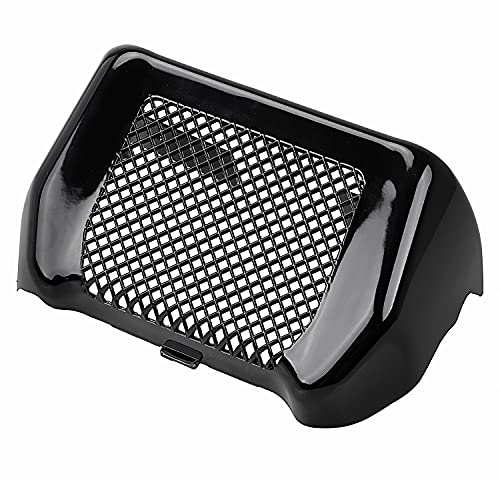 Oil Cooler Cover Case with Bracket for Harley Touring Road King FLHR Street Glide FLHX Road Glide FLHXS FLTRX FLTRXS 2017-2023，Black - color: Black