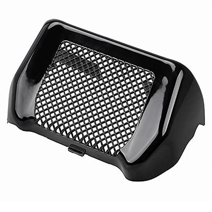 Oil Cooler Cover Case with Bracket for Harley Touring Road King FLHR Street Glide FLHX Road Glide FLHXS FLTRX FLTRXS 2017-2023，Black - color: Black