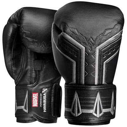 Hayabusa Marvel Hero Elite Boxing Gloves - color: Black Panther, size: 12oz