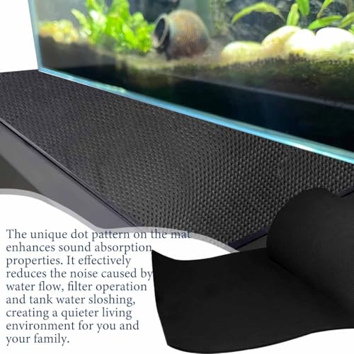 Aquarium Leveling Mat for Under Tank Neoprene Fish Tank Pad Waterproof Non-Slip Shock-Absorbing Base