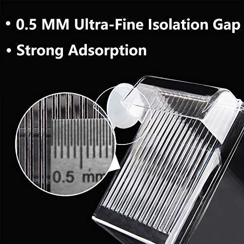 Fish Breeding Box, 3 Rooms HD Aquarium Breeder Box with Suction Cups Hatchery Acrylic Fish Incubator Isolation with Artificial Plant for Guppy Hatchery - size: 3 Rooms