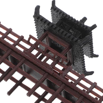 Miniature Pavilion Model Chinese Style Bridge Ornament for Aquarium and Bonsai Decor Compact Ancient Architecture Statue for Micro Landscape