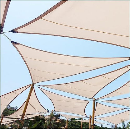 Shade Sail Hardware Kit Include Winches & Wire Rope, Anti-Rust Stainless Steel Sun Shade Hardware Kit for Rectangle Square Triangle Shade Sail Installation(71 PCS)