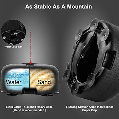 PEXMOR Reflex Bag, Freestanding Punching Bag with Stand, Speed Boxing Ball, Height Adjustable for Adults & Teens, Perfect for Stress Relief/Fitness/Punch Training at Home, Easy Assembly & Durable