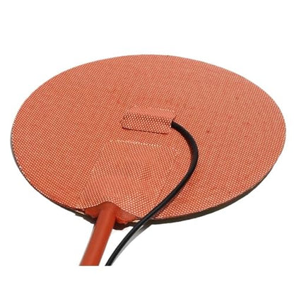 220V Round Silicone Heating Pad Plate 220W 250W 380W with Digital Display Thermostat Temperature Control for Fish Tank - size: 110V_220W