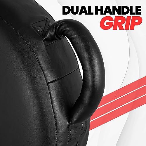 PSS PU Leather Strike Boxing Pads for Punching Kicking Martial Arts Karate Taekwondo Focus Target Shield Round Pad Muay Thai Training Equipment Unisex
