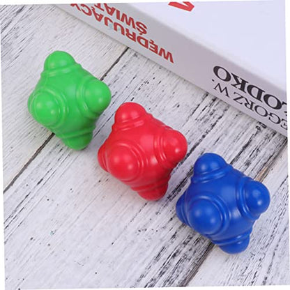 BESPORTBLE 3pcs Fitness Reaction Soccer Training Equipment Reaction Football Agility Bounce Training Balls Football - color: Green, size: Medium
