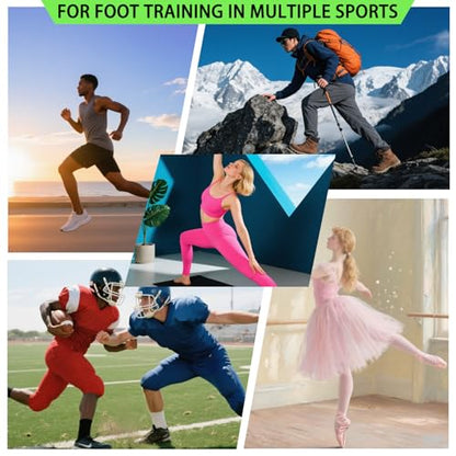 Ankle Foot Strengthener Balance Board Exerciser with Video Tutorial for Toe Heel Sole Flexibility Stability Balance Training Posture Corrector Physical Therapy Plantar Fasciitis Relief Sprained Ankle