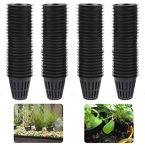 50PCS 2 Inch Garden Slotted Mesh Net Cups, Round Heavy Duty Net Cups Pots for, Hydroponics Slotted Mesh - size: 2 inch Net Pots - 50 pack