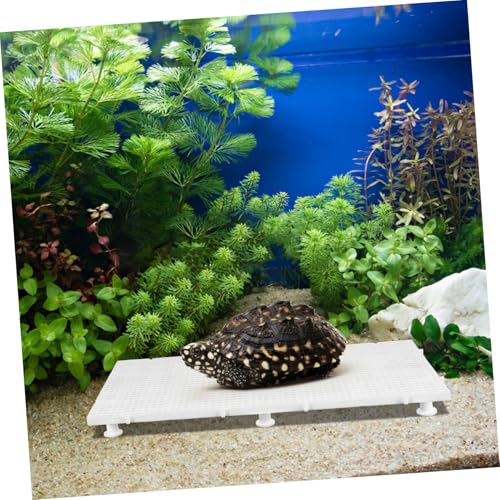 Yardwe 1set Aquarium Divider Mesh Panel for Fish Tank Isolation Reusable and Easy to Install for Fish and Turtle Basking Platform Includes Support