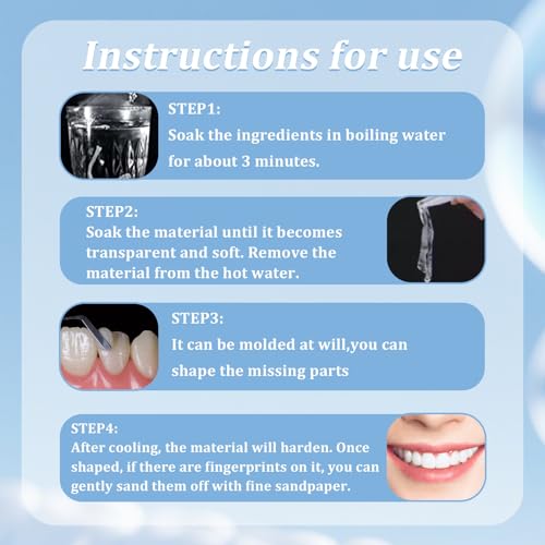 2 Pairs,Comfortable Smile,Smile that Temporarily restores Confidence,Top and Bottom (1)