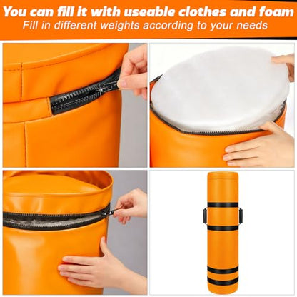Arrowbash 4ft Football Tackling Dummy Training with Handle Unfilled - color: Orange